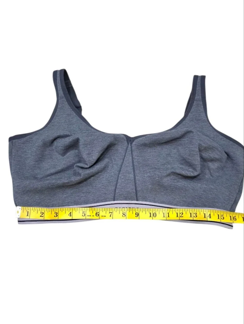 Cacique Lane Bryant 42H Gray Cotton Unlined Wireless Bra Bralette